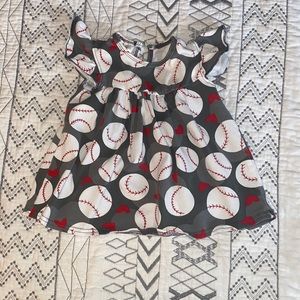 ✨2/$15 Boutique Baseball Dress |‎ 12M